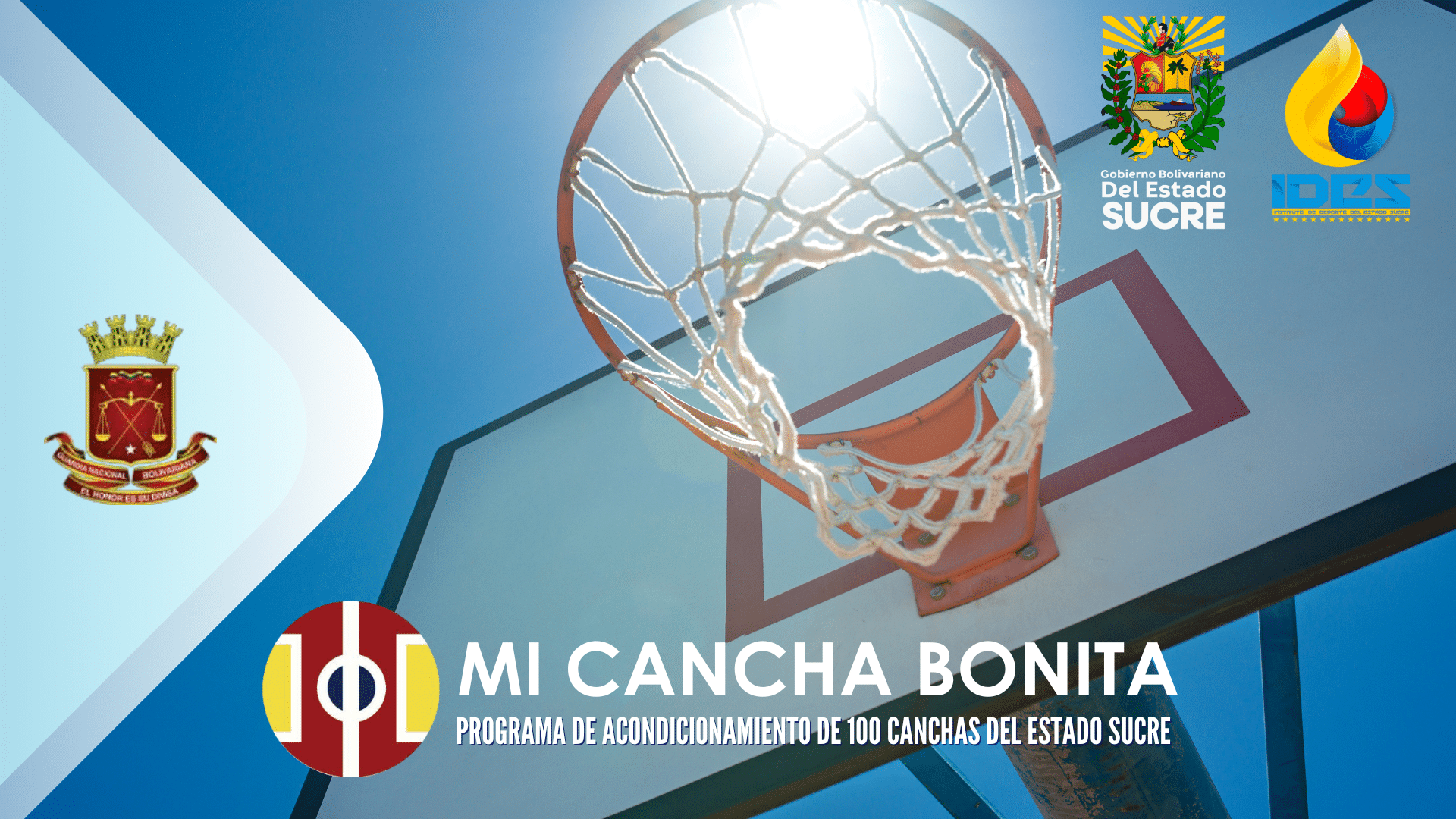Programa Mi Cancha Bonita Gobierno Estado Sucre